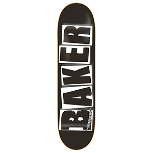 Tabla skate Baker de logo negro